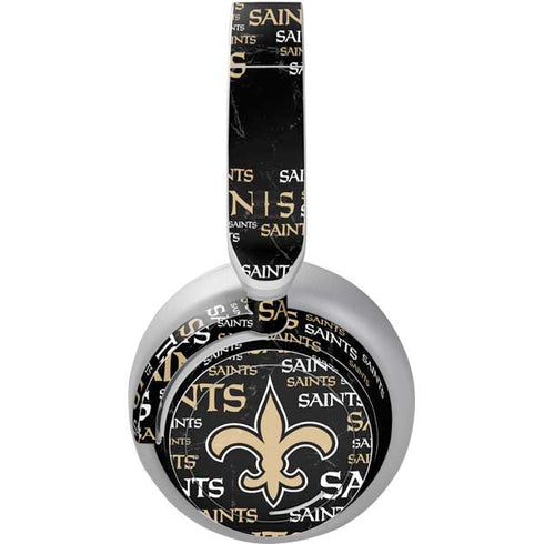 NFL New Orleans Saints Black Blast Surface Headphones Skin